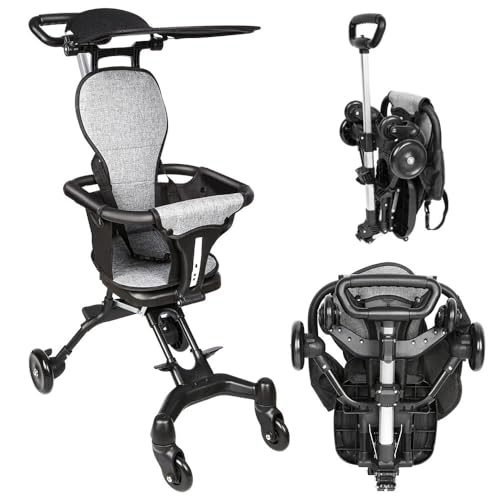 OHMG Poussette Canne Ultra Légère Pliable,Poussette Canne de 6 mois+,Poussette de voyage portable et légère,Compacte Légère,jusqu'à...