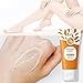 3Pcs Orange Exfoliating Gel for Face and Body, Exfoliating Cleansing Gel Scrub,Orange Enzymes Exfoliatings Gels,Pore Peeling Scrub, Deep Cleansing Moisturizing Facial Exfoliator, Remove Blackheads