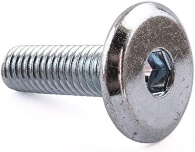 SD Products FCB6020BK-100 Furniture Connector Bolts, Black, M6 x 20 mm, Set of 100 Pieces