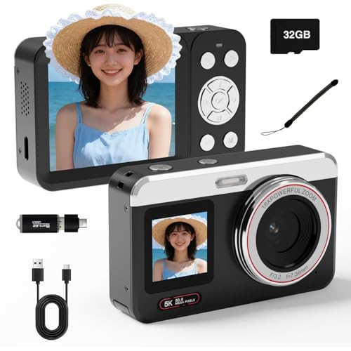 Amazon.co.jp: Fesaymi 5K デジカメ スマホに送れる デジタルカメラ