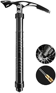 XIANGBAN Multi-Function Mountain Pick, Aluminum Handle with Whistle and Flintstone, Suitable Outdoor