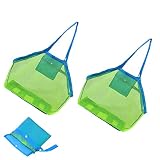 ◆Material de calidad: la bolsa de playa de malla está hecha de malla y tela Oxford, que es fuerte y duradera, es liviana. La parte inferior es de malla y está reforzada con nailon para mejorar su capacidad de carga. Las bolsas de almacenamiento de arena son la elección perfecta para coleccionar juguetes.