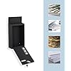 Relaxdays Wall Mail Box, Letter Box with Key and Windows, HLP Mailbox ...
