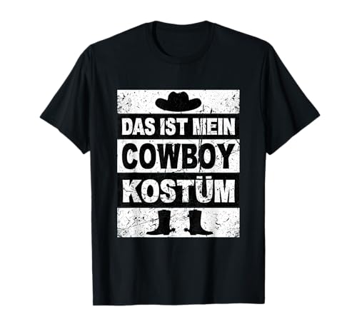 Retro Das Ist Mein Cowboy Kostum Damen Kinder Herren Western T-Shirt