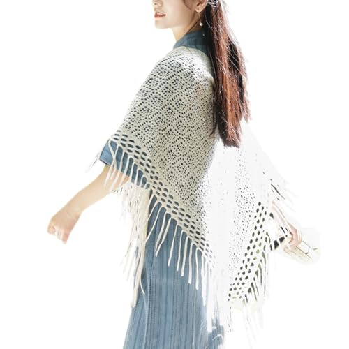 Vintage Styles Crochet Shawl Shoulder Wrap For Women Knitted Designs Neck Covers For Cool Weather Evening Event4