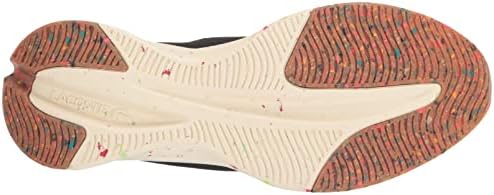 Lacoste Men's Run ECO Spin Sneaker, BLK/TRQS, 13 | Image 3