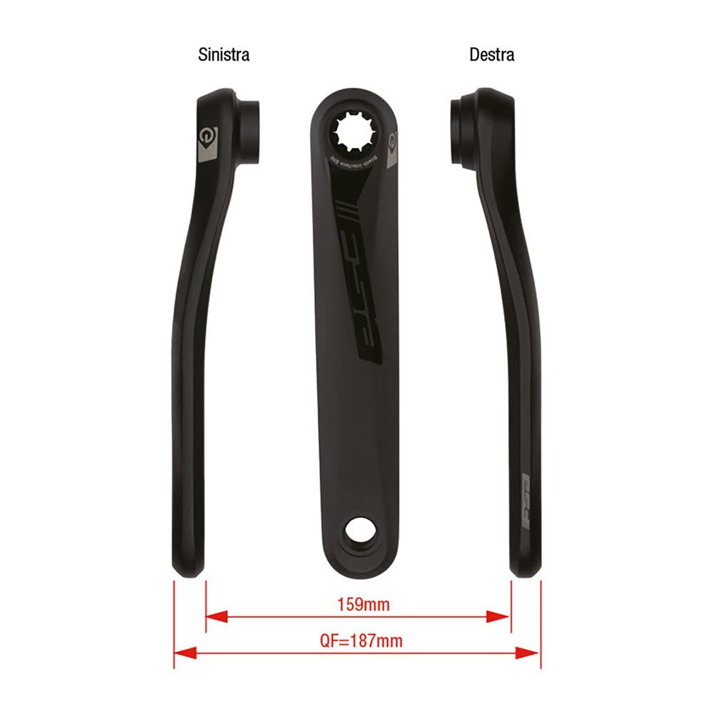 FSA Guarnitura per bici elettrica Bosch E Forged unisex