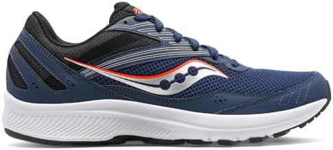 Saucony Men's Cohesion 15 Running Shoe, Night/VIZIRED, 8 | Image 2