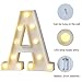 LED Marquee Number Lights Sign Light Up Marquee Letter Lights Sign for Night Light Wedding Birthday Party Battery Powered Christmas Lamp Home Bar Decoration A