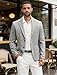 Vssjavun Men's Casual Blazer Suit Jackets 2 Button Lightweight Fashion Wedding Sport Coats
