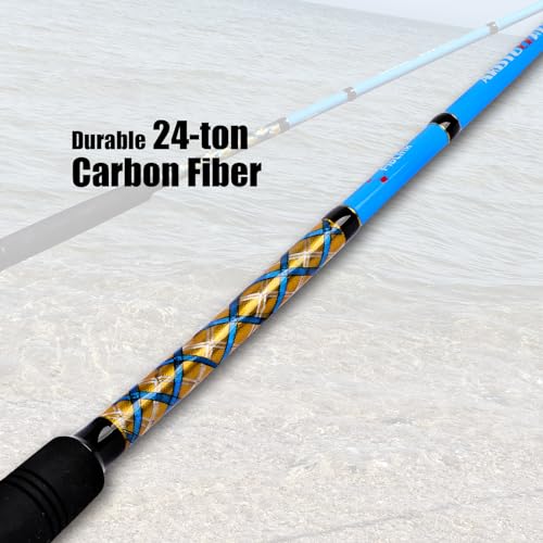 Fiblink Aristocraty Caña de Pescar Surfcasting de Fibra de Carbono y Fibra de Vidrio 12 pies miniatura 4