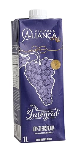 Nova Aliança Suco de Uva Tinto Integral Aliança 1L
