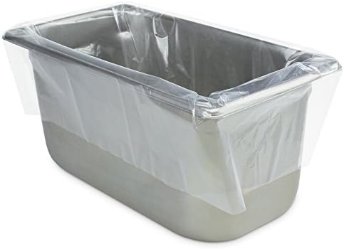 PanSaver Third and Quarter Medium and Deep Pan, Clear Disposable Bags 19 x 14 Inches (100 Liners), 19 x 14