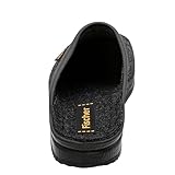 Fischer Herren Andy Pantoffeln, Schwarz (Anthrazit 205), 43 EU