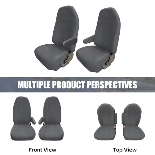 Front Seat Covers Replace for 1993-2008 Ford E-Series Van Captain Chairs by SAPUBK - Used condition - Image 3