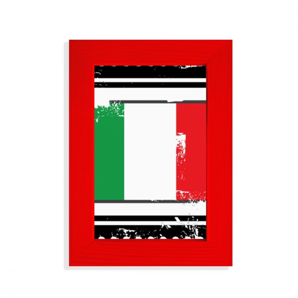 Cadre photo Italie rouge rectangulaire idée cadeau souvenirs