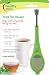 Jokari Tea Infuser - Loose Leaf Tea Strainer - Stands In Cups or Mugs & Mesh Stainless Steel to Infuse, Filter & Strain for Infusion, Best Kitchen Accessories for All Tea Types (1 Pack) Green