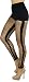 ToBeInStyle Women's Slashed Footless Fishnet Leggings at Ankle Length