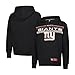 Ultra Game NFL Official Adults Super Soft Pullover Hoodie Sweatshirt - Warm Polyester Blend - Unisex, New York Giants, Black, Small