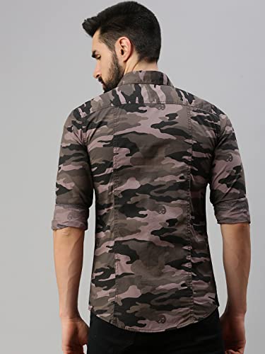 Image of Peppyzone Men's Regular Fit Cargo Shirt