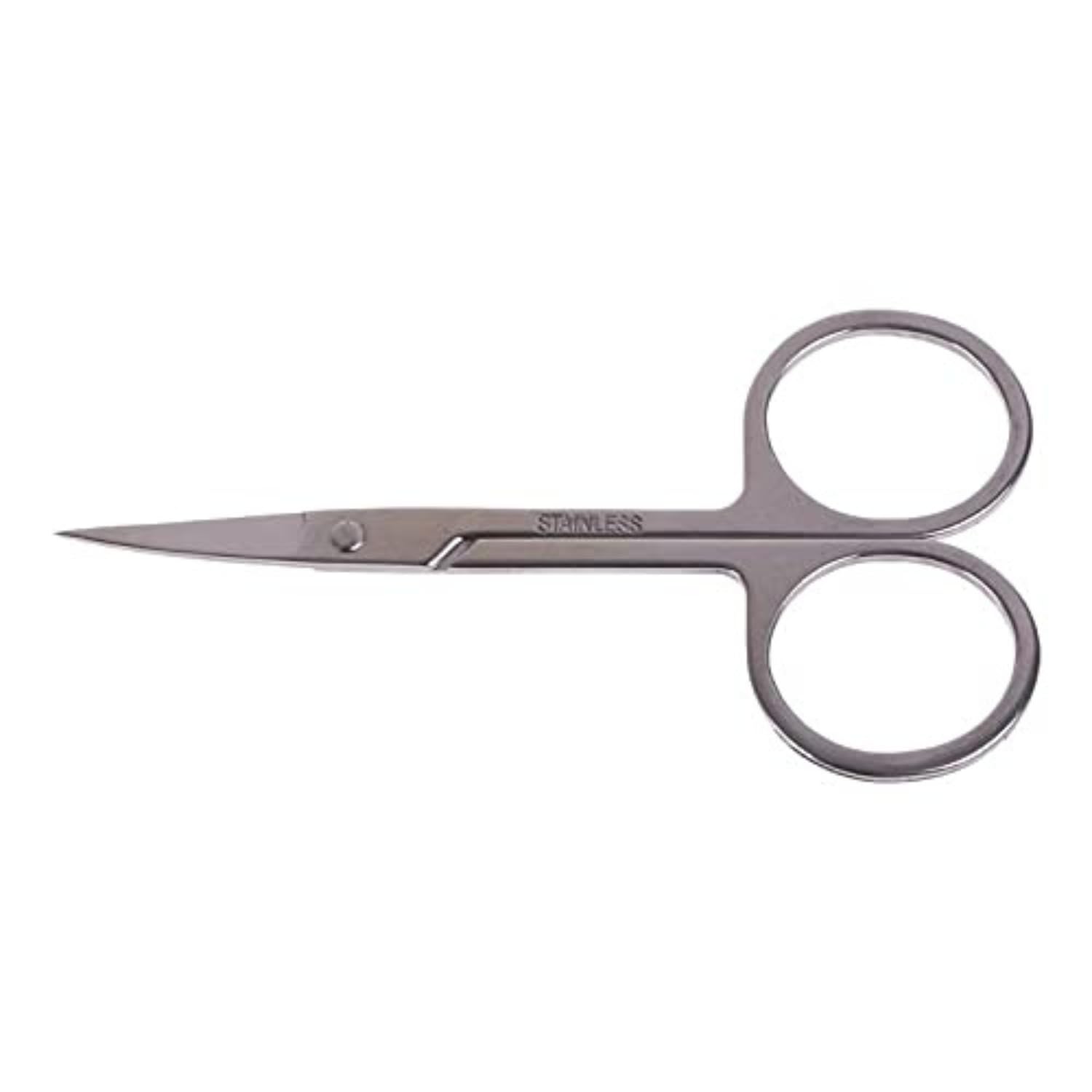 Toolbux 10PC Stainless Steel Small Scissors Set – Precision Grooming Shears for Eyebrows Nose Beard Mustache Cuticle Nail Baby Facial Hair – Travel-Friendly Silver - Image 3 thumbnail