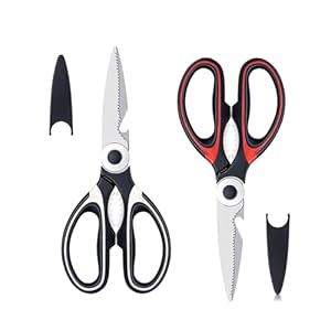 Kitchen Shears,Multifunctional Heavy Duty Kitchen Scissors – Ultra Sharp Stainless Steel Shears for Chicken, Poultry, Meat,Fish, Vegetables and BBQ