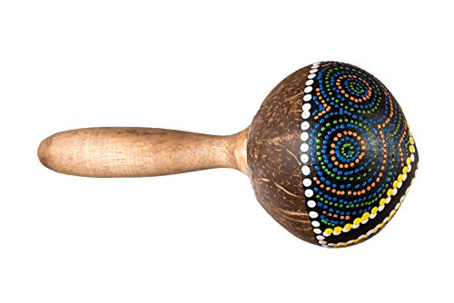 Holzrassel Holz Rassel Shaker Kinder Percussion Handrassel...