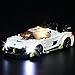 Produktbild HYCH LED Licht-Set für Lego Speed Champions Koenigsegg Jesko Beleuchtung Lichtset Kompatibel Mit Lego 76900 Speed Champions Koenigsegg Jesko (Lego-Modell Nicht enthalten)
