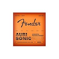 String Gauge 60XL: .010, .014, .022, .030, .040, .048 These phosphor bronze acoustic guitar strings deliver rich, warm tone with complex harmonics and excellent highs Whether you're a singer-songwriter, performing solo or playing with a full band, th...