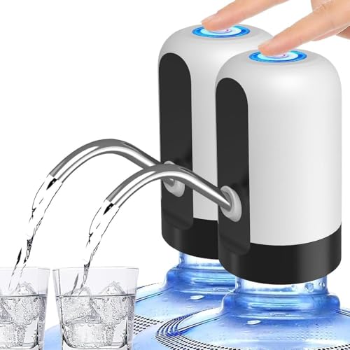 Catálogo de Despachador de Agua Electrico . 48 JUGLUTE Dispensador de Agua Automático 2 Piezas, Portátil USB Recargable Bomba de Agua Garrafon Dispensador Eléctrica Inalámbrica Bombeo Compatible con Botellas de 20L para...