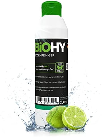 BiOHY Środek do czyszczenia podłóg (butelka 1l) | Koncentrat do podłóg twardych i wszystkich urządzeń czyszczących| Przyjemny zapach i czyszczenie bez smug (Bodenreiniger)