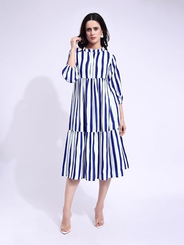 Image of PURVAJA Women's Maxi Cotton Blend Dress