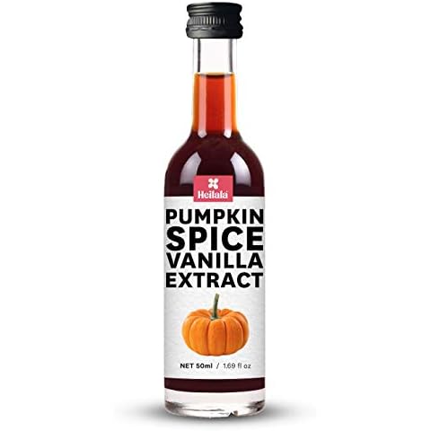 Pumpkin Spice Vanilla Extract – Heilala Pure Vanilla infused with Pumpkin Spice Extract, Perfect for Baking, Desserts and Drinks, Made using Hand-Selected Vanilla Beans from Polynesia, 1.69 fl oz Cover