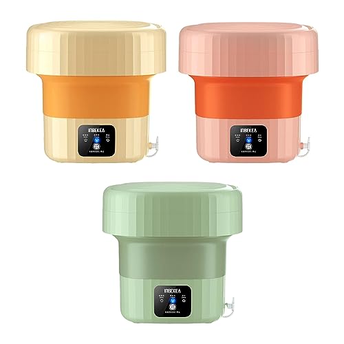 Drying Washing Machine Foldable Mini Washing Machine for Dorm Small Items RV Yellow | Home & Garden | Major Appliances | Washers & Dryers | Washing Machines