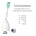 E-series Replacement Toothbrush Heads - Upgraded Quality and Compatible with all Philips Sonicare Screw-on Electric Toothbrushes, 6 Pack