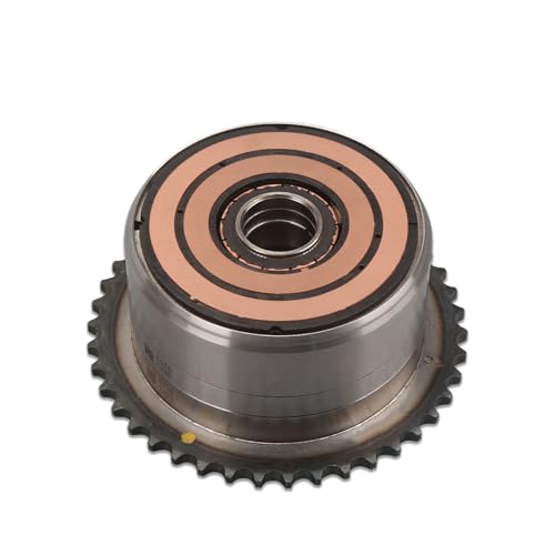 RYLNOK CVVT Assembly Intake VVT Timing Cam Gear Camshaft Adjuster Compatible with Hyundai Santa Sonata Tucson Veloster Compatible with Kia Sportage Stinger Sorento G70 Replacement for 24350-2GGB0