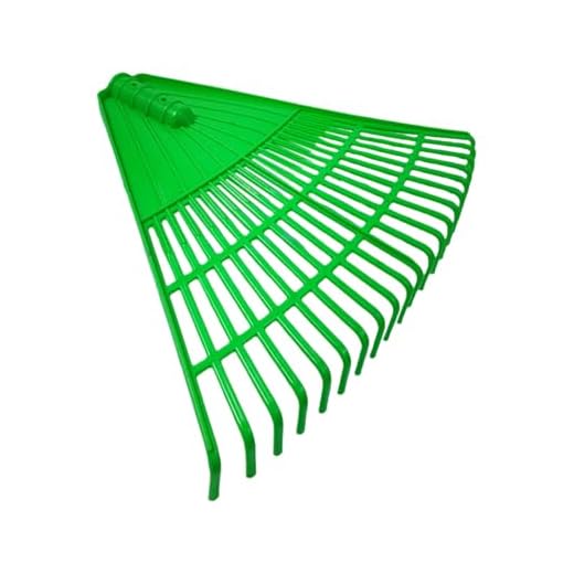 Garden Rake, Lightweight Leaf Rakes, Rakes for Gardening, 21-Tooth Plastic Fan-Shaped Rake for Raking Grass, Yard Tools for Picking Up Leaves, Grass Clippings