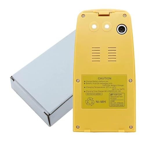 (1-Pack) BT-52QA 7.2V NiMH Battery 2700mAh for TOP-CON BT52Q Total Stations 3 PIN GTS/GPT, CTS-3000, GPT-1000, GPT-1003 Part NO 51730, BT-52Q, BT-52QA Battery