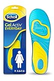Scholl GelActiv Einlegesohlen Everyday für Freizeitschuhe von 35,5-40,5 – 1 Paar Gelsohlen