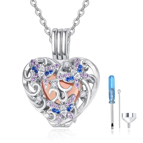 Collier pour cendres et cœur Tangpoet pour garder maman près de soi