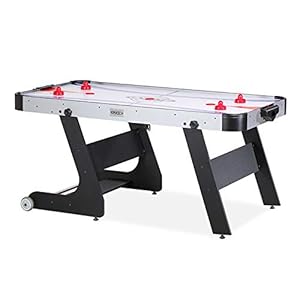 Eros 5.5-Foot Folding Air Hockey Table, Perfectly Sized, Lightweight, Durable, Beginner/Intermediate Friendly, and Available in Two Vibrant Colors!
