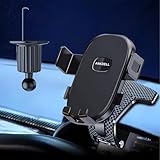 ‎ANKDELL クリップ式 車載 スマホ ホルダー 【令和7年NEWモデル】 車 スマホスタンド 360度回転 適切な角度に調整 安定性拔群 取り付け簡単 転落防止 防振 互換性が高い カー用品 4～7.2インチ全機種対応 日本語説明書付き（ブラックシルバー）