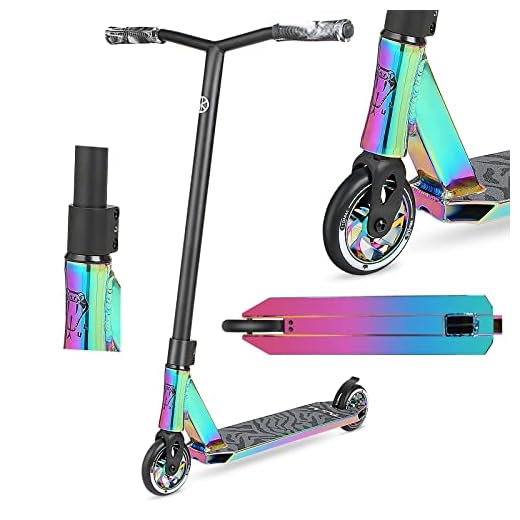 VOKUL Pro Scooter K1- Stunt Scooter Roller für 7 Jahre älter Kinder Teens Erwachsene, Stunt Scooter Roller mit 110mm Räder Tretroller Freestyle Roller