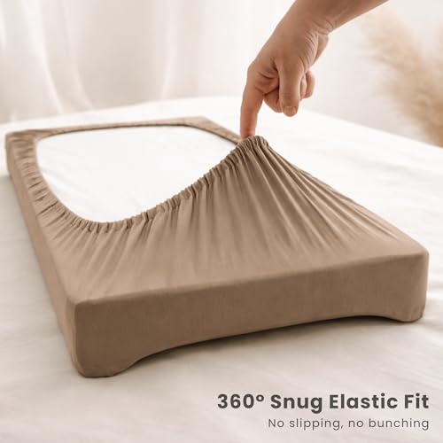 Image of Konssy 3 Pack Stretchy Changing Pad Covers, 32 inchx16 inch Changing Table Sheets