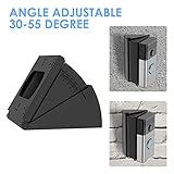 RIOVO Adjustable 30 to 55 Degree Doorbell Angle Mount Compatible with Video Doorbell (2nd Gen)/1st / 2st / 3st / 4st/Google GWX3T Nest Doorbell, Replacement Angle Adjustment Mounting Bracket Wedge Kit - Image 4