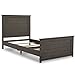 Delta Children Monterey Farmhouse Twin Bed, Rustic Grey