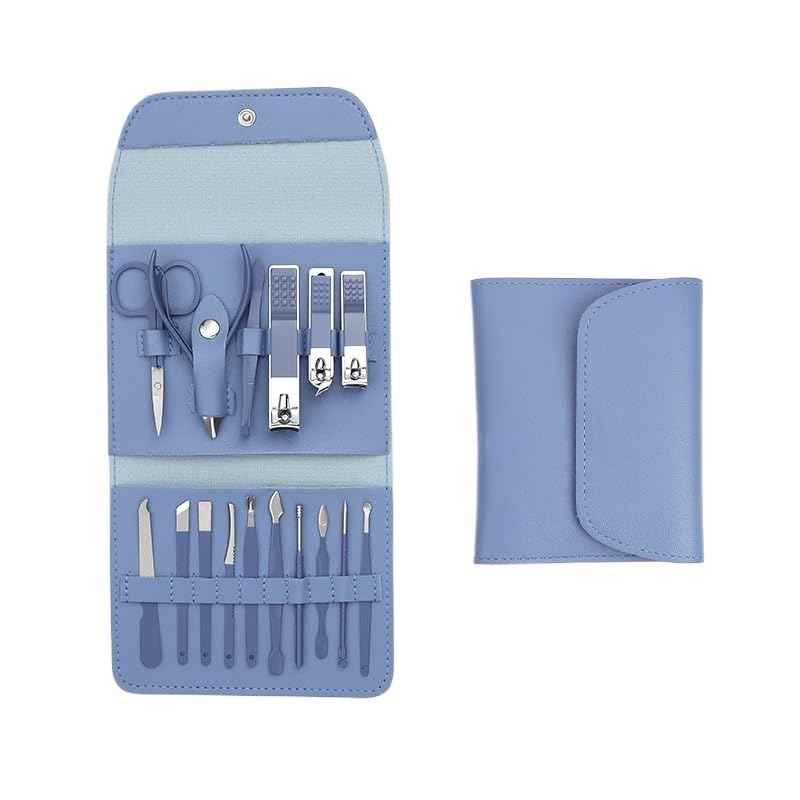 Nail Clipper Set of 26 Nail Clippers Nail Clipper Set Manicure Set Blue
