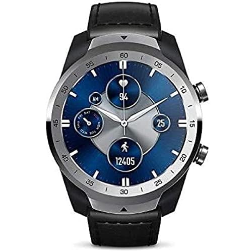 Ticwatch Pro S Smartwatch mit 1 GB RAM Speicher Integriertes GPS IP68 Wasserdichtes 24-Stunden-Herzfrequenz-Monitoring Sleep Tracking Wear OS von Google Smartwatch