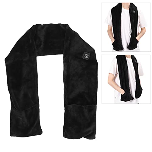 FOLOSAFENAR Cachecol de pescoço aquecido, temperatura ajustável, macio, aquecimento, pescoço, cachec