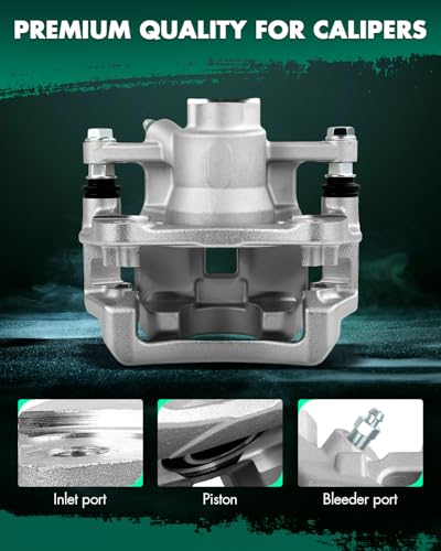 Image of SCITOO Rear Right Brake Caliper With Bracket 19B6280 Compatible For Lexus For RX350 2010-2015,For Lexus For RX450h 2012-2015,For Toyota For Highlander 2014-2019,For Toyota For Sienna 2011-2020